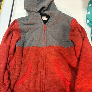 Wonder Nation Red and Gray Kids Hoodie